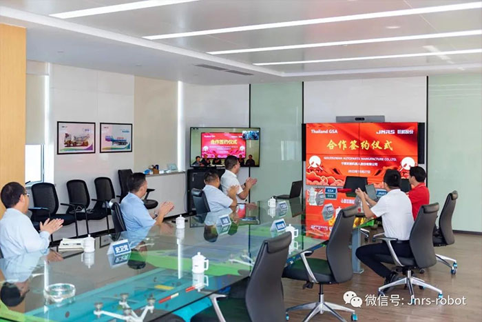 巨能機器人與泰國GSA合作簽約，攜手并進！